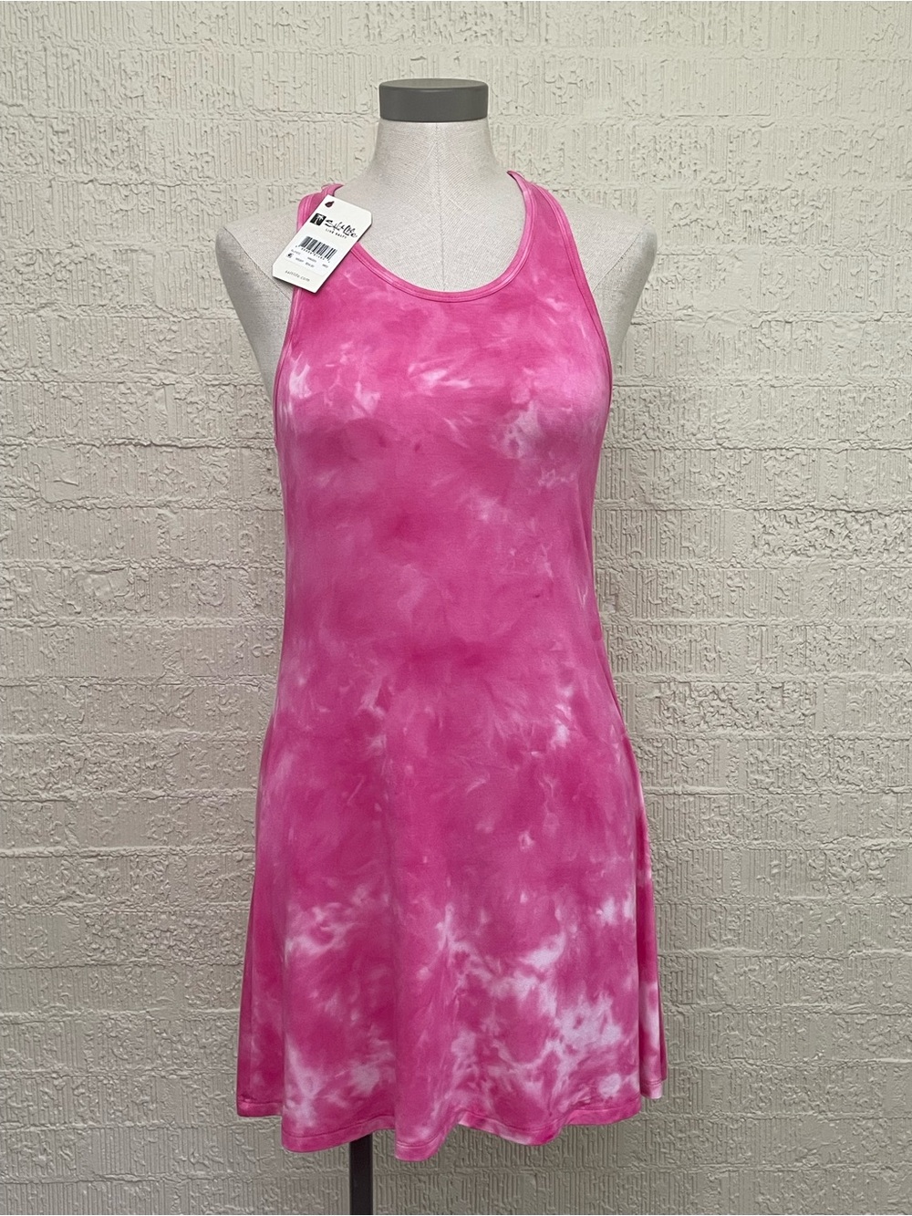 Salt Life Tie Dye Magenta Razorback Tank Dress